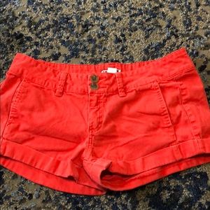 Express blood orange shorts 🩳